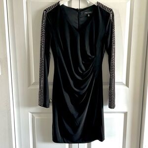 UEC Guess dress with sleeve detail! SO flattering on! Hides a belly well.